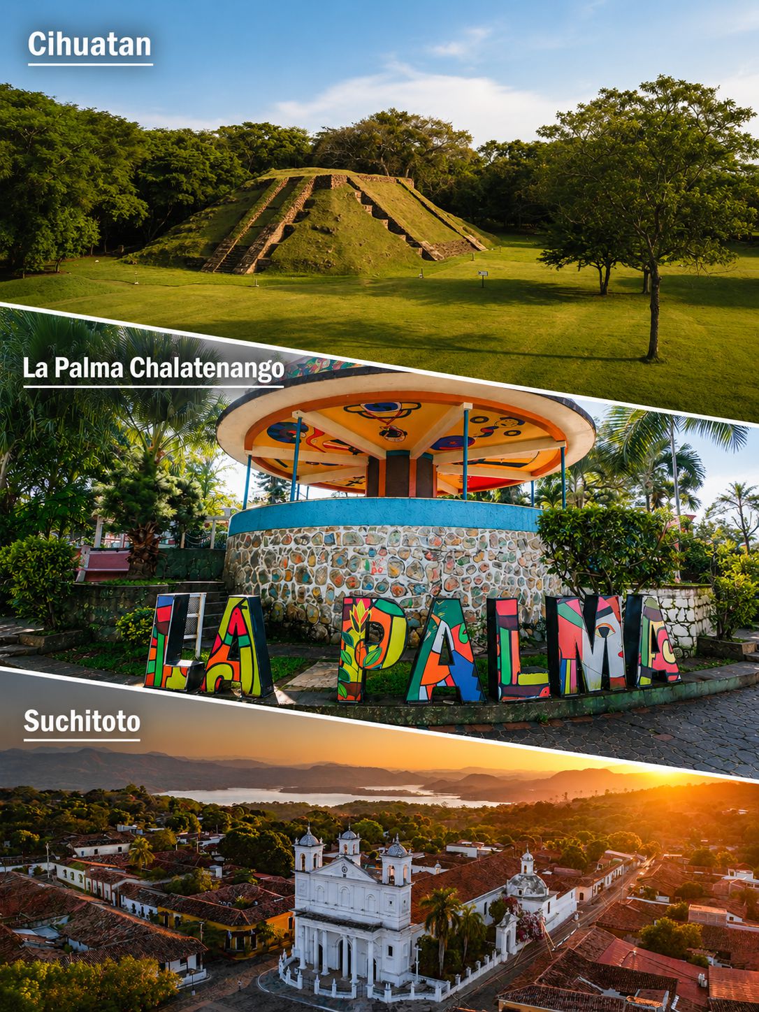 La Palma, Cihuatán y Suchitoto